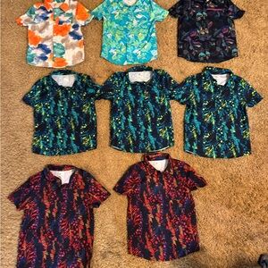 Boys all in motion button shirt with collar size 6/7 & 8